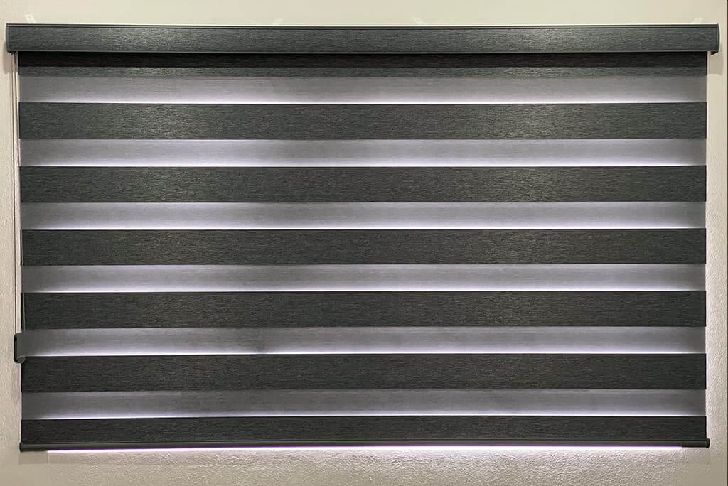 tejidos translúcidos y blackout para persianas Zebra