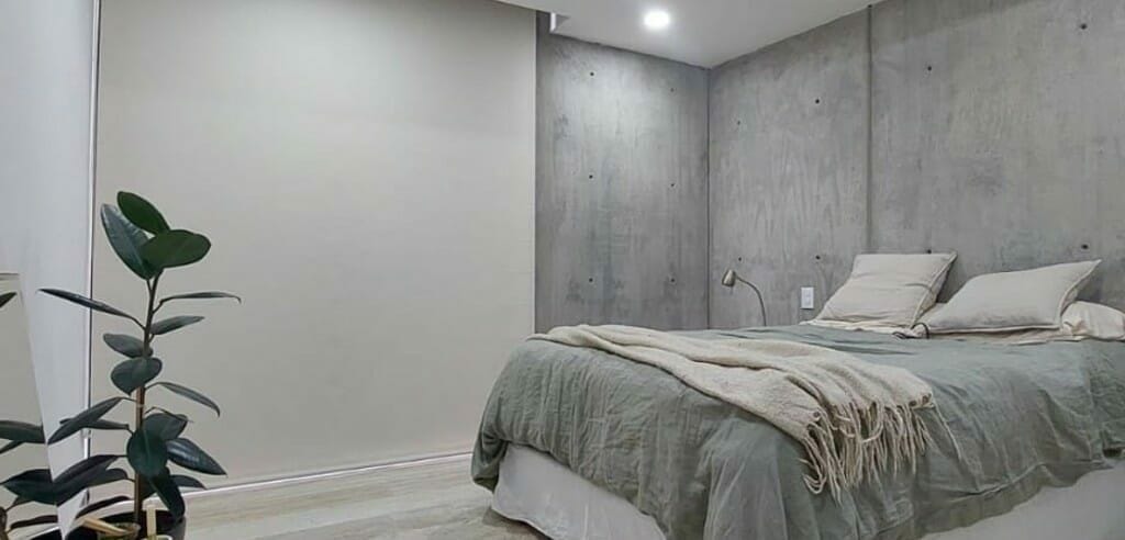 Diseño minimalista con cortinas y persianas enrollables