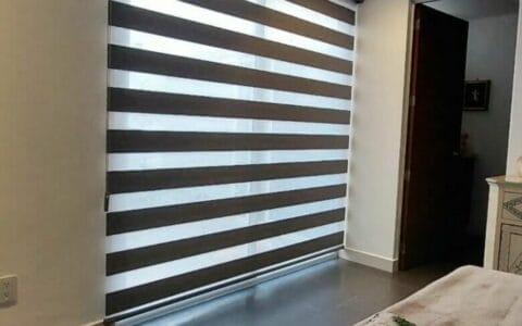 persianas zebra para decorar las ventanas de tu hogar de forma vanguardista