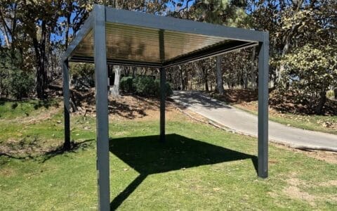 pergola de aluminio cerrada mexico