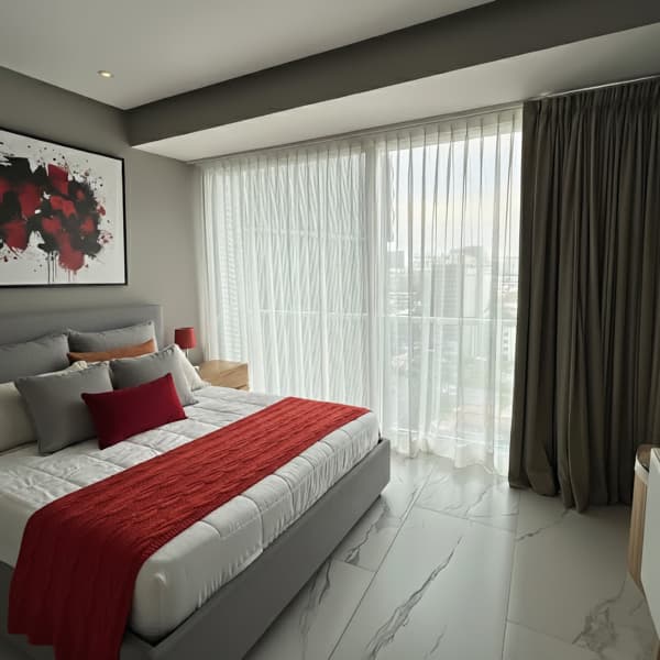 cortinas blackout con tergal triplex recamara