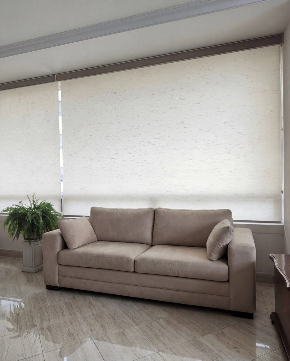 Persiana Enrollable Traslúcida Sala