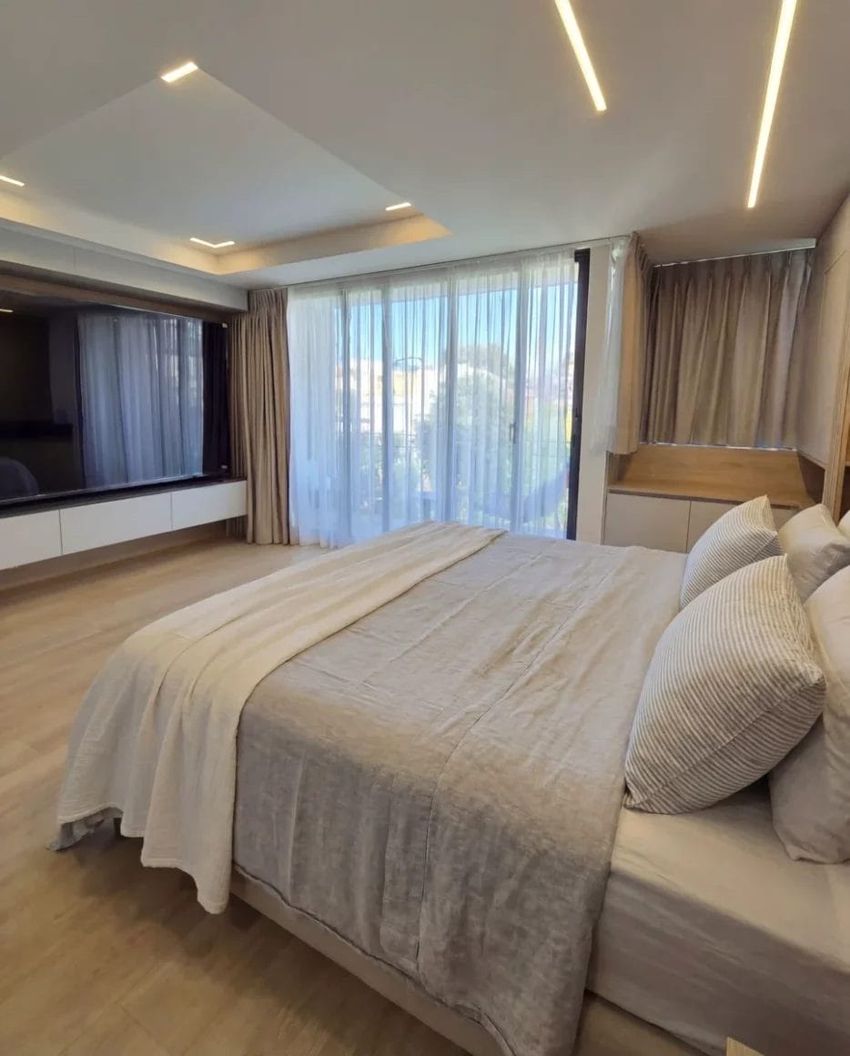 cortinas tergales combinadas con blackout en recamara en cdmx