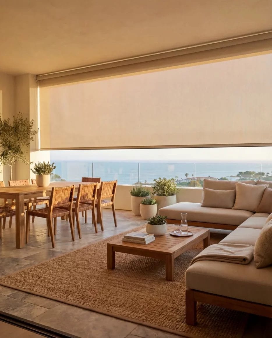 toldo vertical casa de playa