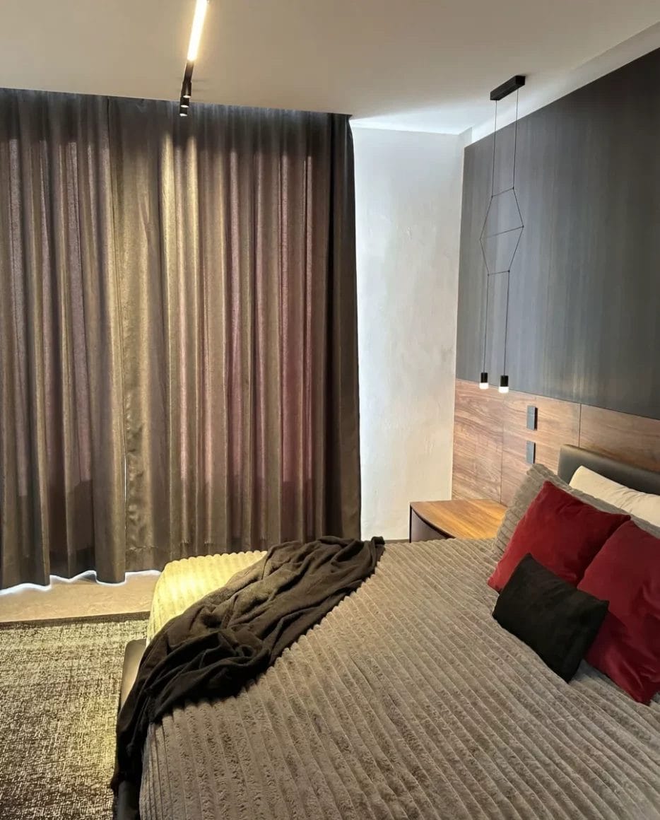cortinas recamara en casa de lujo guadalajara